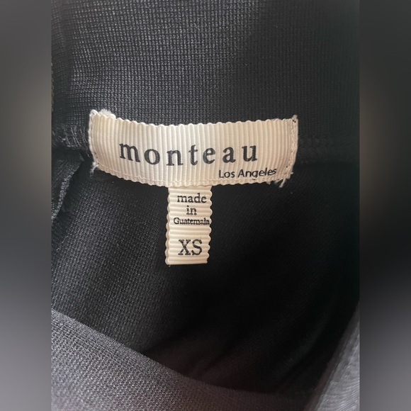 Monteau Women Black Mock Neck Sleeveless Dress Size XS - Picture 8 of 9